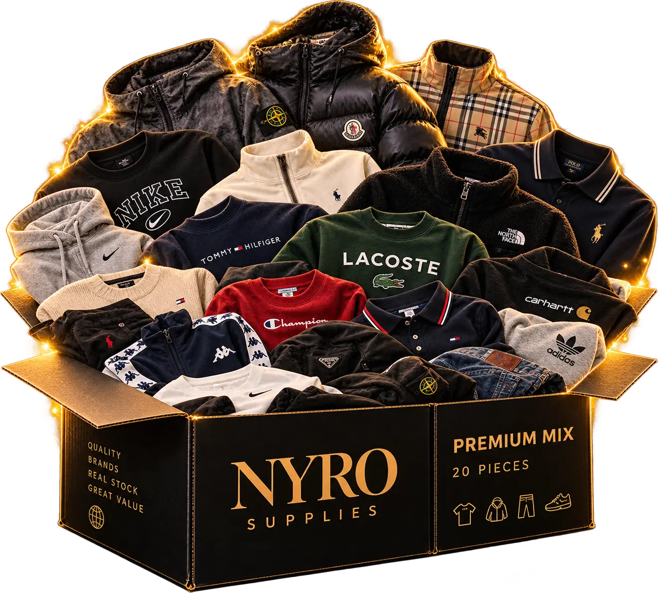 NYRO Premium Mix representative bundle artwork; exact contents vary