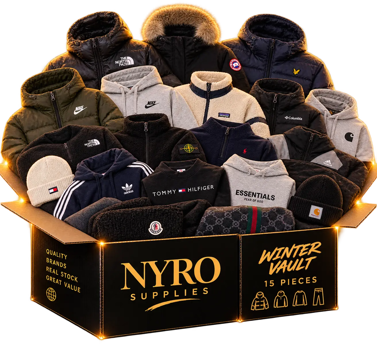 NYRO Winter Vault representative bundle artwork; exact contents vary